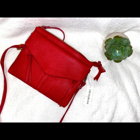 Crossbody Handbags - Red Crossbody Purse